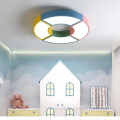 Lámpara de techo LED para habitación infantil moderna redonda cálida